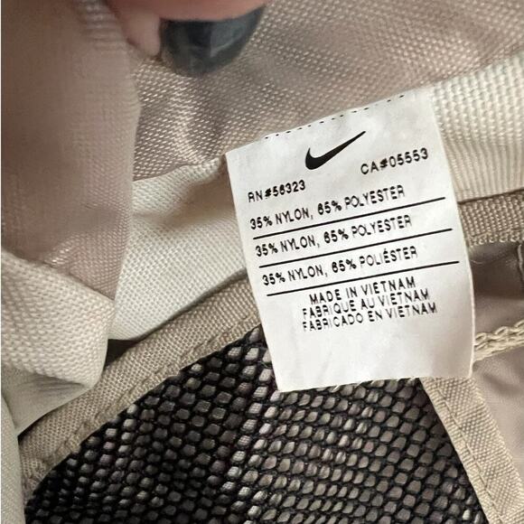 Nike olive / yellow floral tote bag - Picture 4 of 7